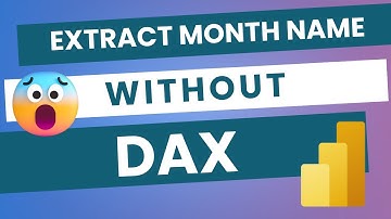 Extract Month Name & Year from Date (No DAX Needed!) in Power BI #pbi