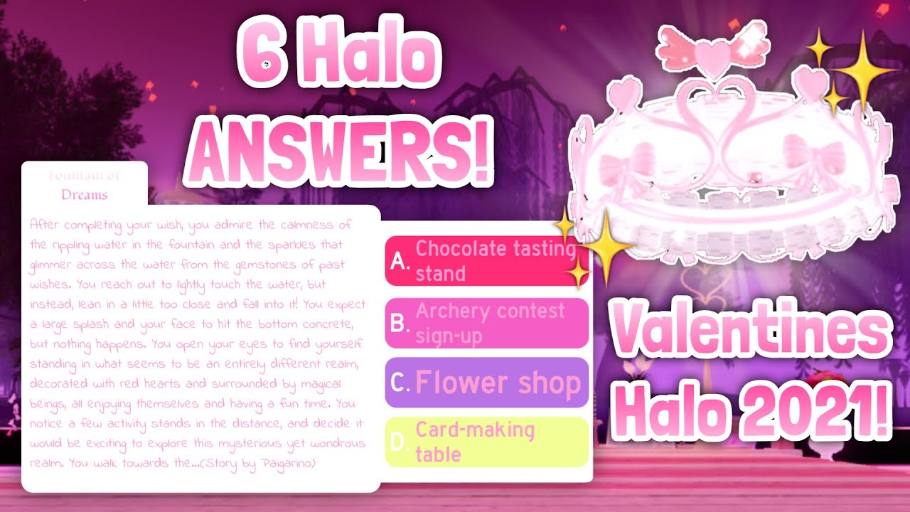Roblox Royale High Valentines Halo Answers