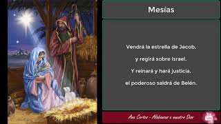 Video thumbnail of "Mesías -  Canto cristiano para navidad 𝒍𝒆𝒕𝒓𝒂 𝒚 𝒂𝒄𝒐𝒓𝒅𝒆𝒔"