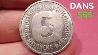 1975 F 5 DEUTSCHE MARK Coin VALUE + REVIEW