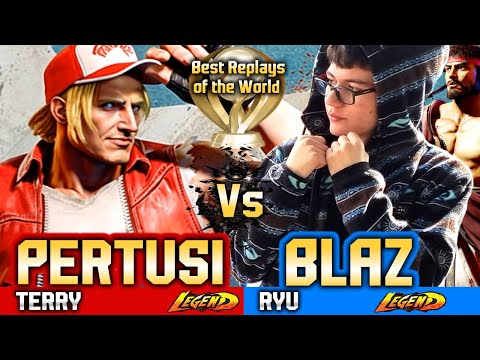 🔥SF6 Ryu (Blaz vs Pertusi)🔥Terry ▰ Street Fighter 6 Gameplay High Level
