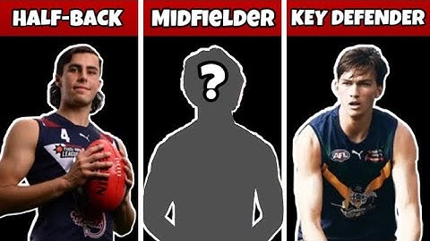 The Best Player in Every Position | 2021 AFL Draft