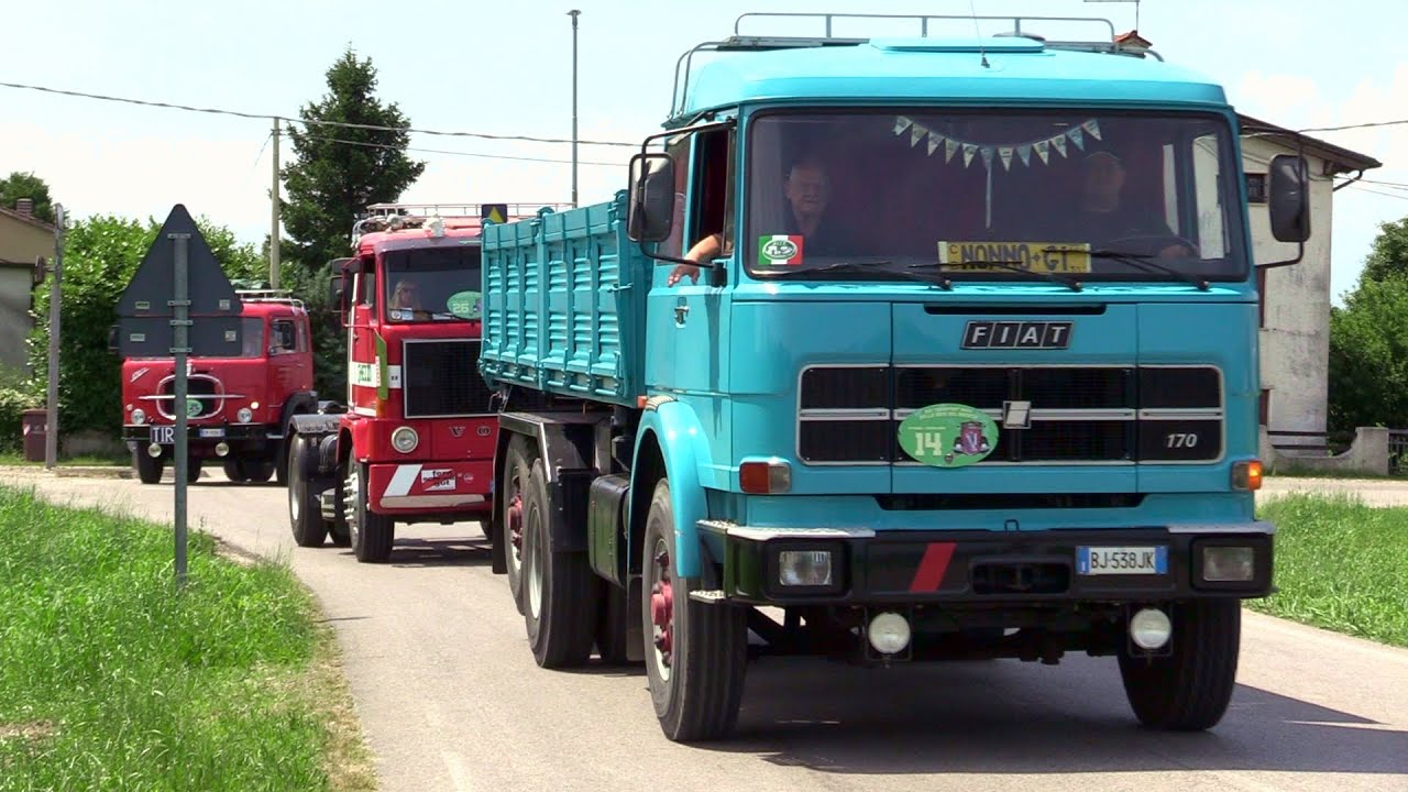 ASI Transport Show 2025 - Camion storici & bus: manovre, passaggi e sound motore | Vintage trucks