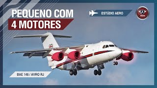 Avião pequeno com 4 motores? Por pouco o britânico BAE 146 não foi um FRACASSO.