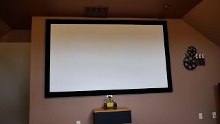 I convert my pull down home theater screen to a fixed wall mounted
screen. ------- cameras used shoot this video ►camera - panasonic
lumix g7 4k m...