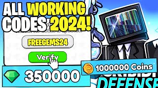 *NEW* ALL WORKING CODES FOR SKIBIDI TOWER DEFENSE IN MAY 2024! ROBLOX SKIBIDI TOWER DEFENSE CODES