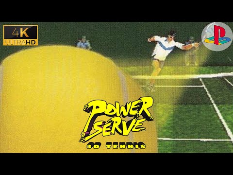 PS1 First Look [112] | Power Serve 3D Tennis (US) (1995) | 4K60ᶠᵖˢ