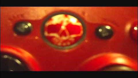 Illuminating PARTS+Skull button (Custom painted, Xbox 360)