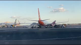 БОИНГ 747 ВЗЛЕТАЕТ В АЭРОПОРТУ ШАРМ-ЭЛЬ-ШЕЙХА | BOEING-747 TAKES OFF