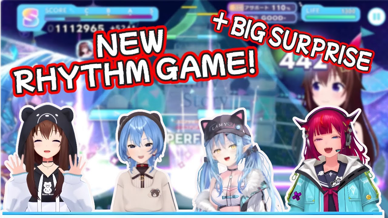Hololive Reveals Their New Rhythm Game!【Hololive】