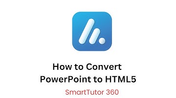 How to convert MS Powerpoint to HTML5 with SmartTutor 360 | Quickly Tutorial