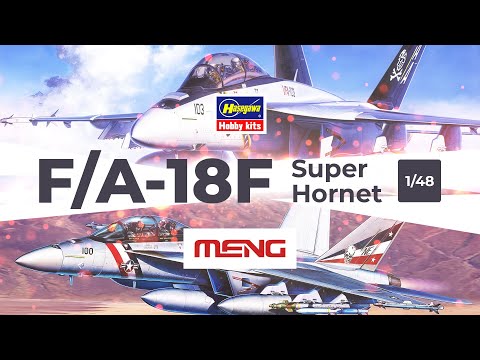 F/A-18F Super Hornet, 1:48. Comparative review of the Hasegawa and