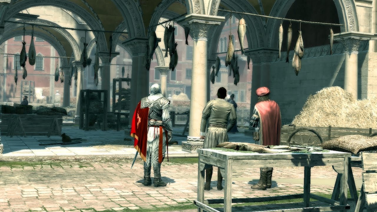 Benvenuto: Ezio and Leonardo da Vinci Arrive in Venice (Assassin's