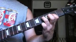 How To Play Wheels Of Steel By Saxon On Guitar