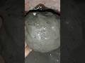 black Mud water crumbling ♥️✨#clay #crumbleart #trendingshorts #virelvideo #oddlysatisfying #cement