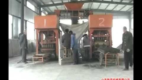 QTJ4 25B automatic cement brick making machine in Nigeria