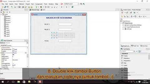 Tutorial cara membuat kalkulator sederhana.html menggunakan EMBARCADERO RAD STUDIO XE2