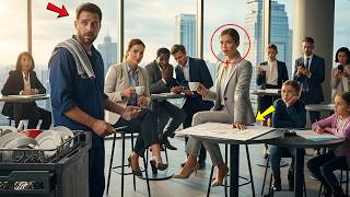 Single Dad Dishwasher Walked Into the Boardroom and Said, “That Design Will Fail”, CEO’s Response