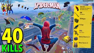 NEW SPIDER-MAN MODE BEST AGGRESSIVE RUSH GAMEPLAY😍PUBG Mobile screenshot 1