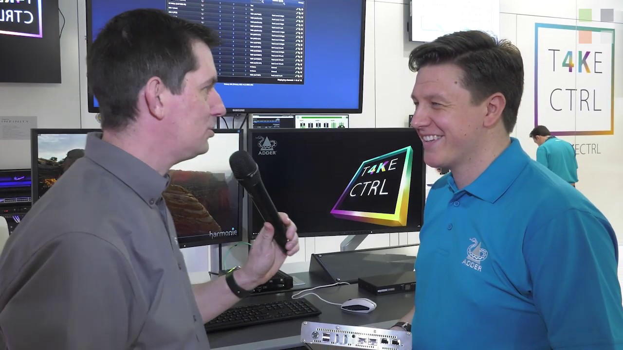 Adder ADDERlink Infinity 4000 range at ISE 2019 - YouTube