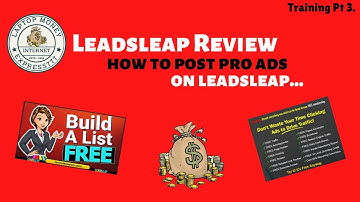 ✨LeadsLeap Review - How To Post Pro Ads On LeadsLeap✨