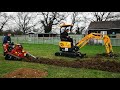 Ditch Witch CX24 trencher VS Mini Digger