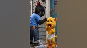 mèo con vẽ tranh và cái kết #cartoon #shortvideo #funny #shortsviral #short #cat #mèo #meow #ai