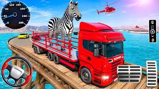 Farm Animal Truck Transport Simulator - Real Tractor Zoo Transporter Driving - Android GamePlay screenshot 4