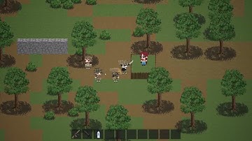 Testing Inventory & Equipment Visual – 2D Survival Sandbox (WIP)