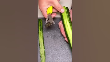 Cucumber slices for sushi roll #shorts