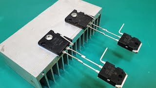 How to make a simple inverter 1700W, Microwave transformer, creative prodigy #148