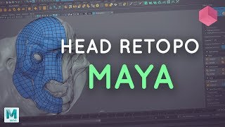 How to Retopologize a Head in Maya