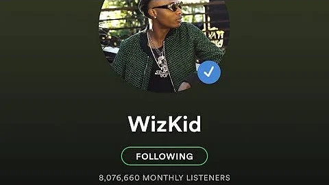 Wizkid Becomes First African Artist To Hit 8Million On Spotify