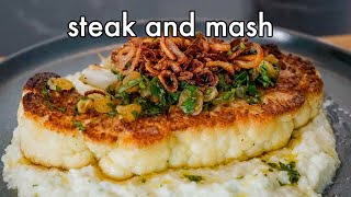 Cauliflower Steak and Mash