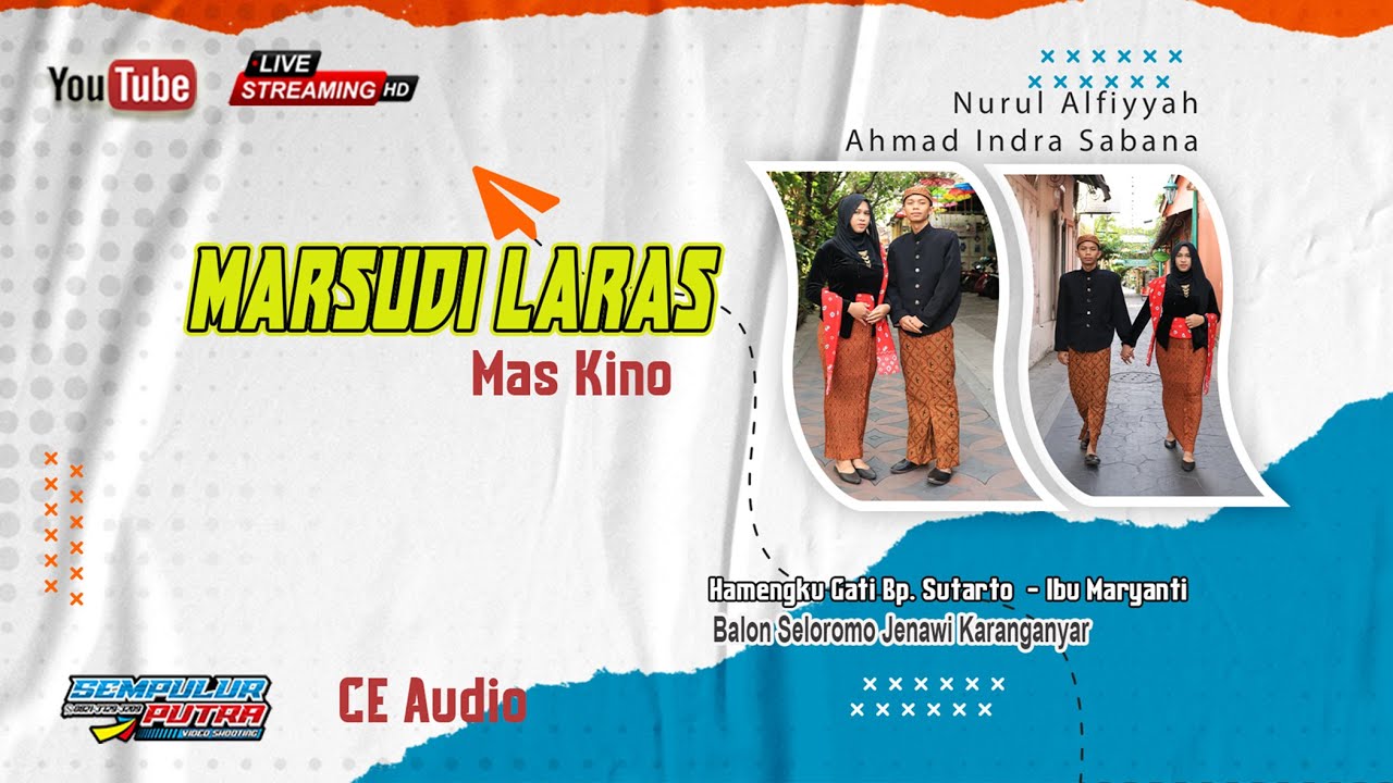 Live Wedding Nurul & Indra || MARSUDI LARAS (KINO) Campursari || CE Audio sound ||SEMPULUR Nyooting