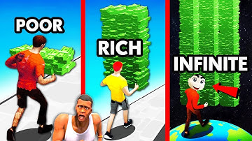 SHINCHAN and CHOP and AMAAN Became BILLIONAIRE in MONEY RUN | NOOB vs PRO vs HACKER