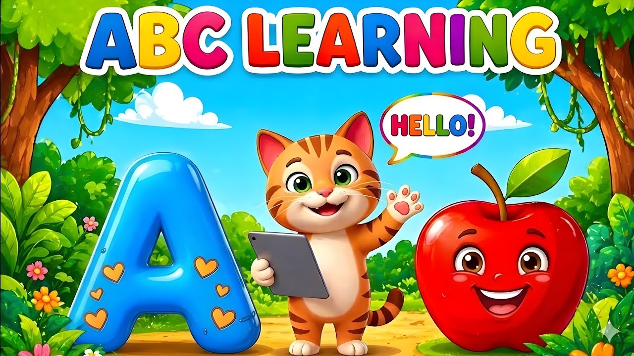 ABC Song for Kids 🎵 Learn Alphabet A to Z | Fun Kids Learning Video # ...
