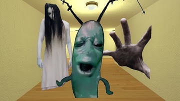 Plankton Aughh, Scary Hand And Kayako Saeki Nextbot in The Hole Nextbot Gmod