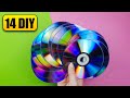 14 amazing decorative idea with old cd diy recycling ideas