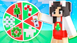 ❤Wheel Spin Decides My Minecraft Christmas House!