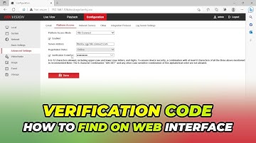 How To Locate Hikvision DVR Verification Code Using Web Browser