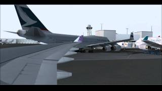 [FS2004 HD] Hawaiian Airlines A330-200 Los Angeles (LAX) Arrival + Planespotting