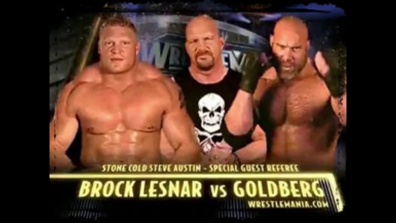 GOLDBERG VS BROCK LESNAR FULL RIVALRY _ History of Wwe part 2