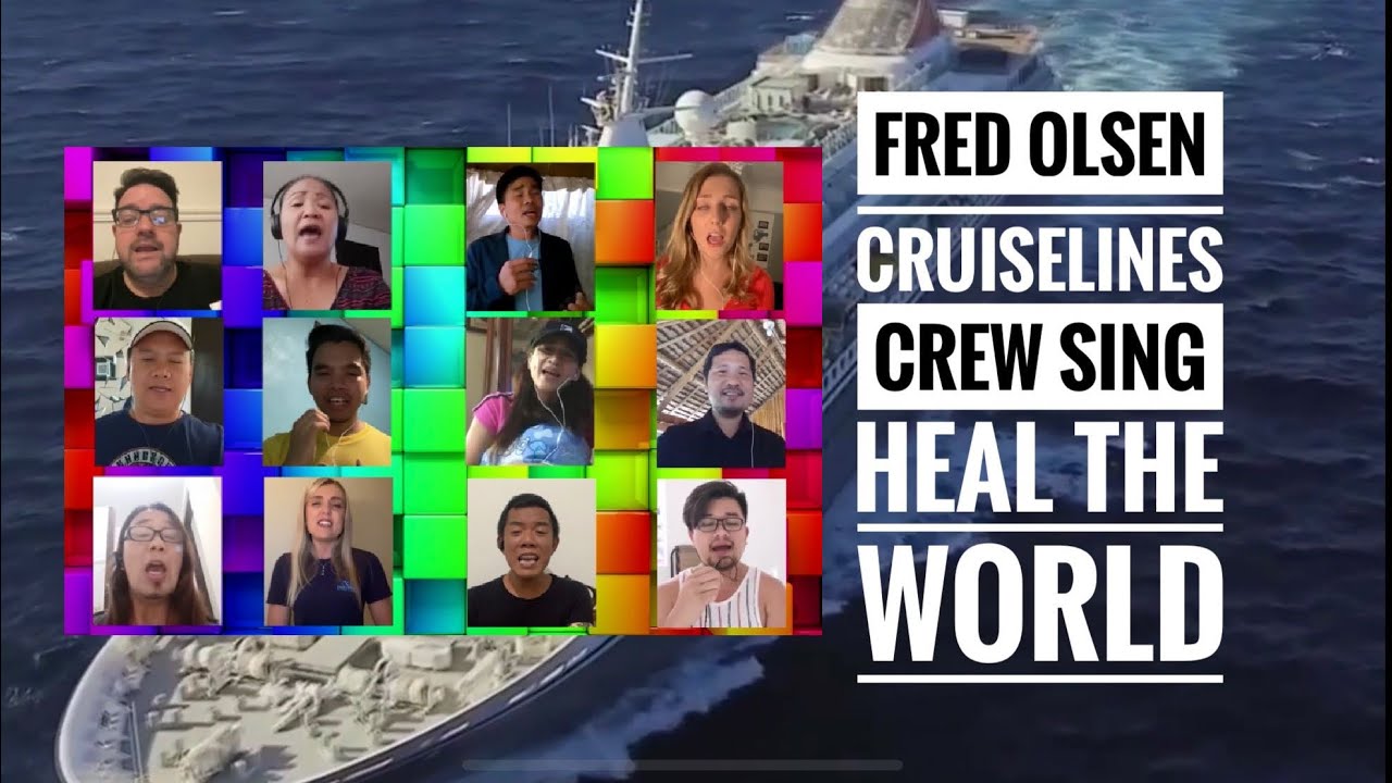 Fred. Olsen Cruise Lines sing to Heal the World