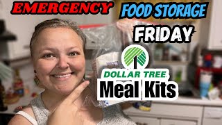 **New Series** Episode 2  Emergency Food Storage Meal Kits All From The Dollar Tree