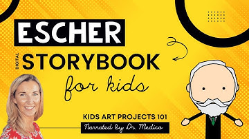 Escher Tessellations for Kids Narrated Digital Storybook for Art Lessons