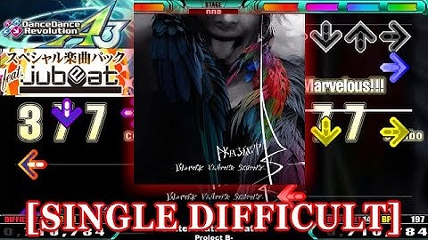 【DDR A3(GP)】 Glitter Flatter Scatter [SINGLE DIFFICULT] 譜面確認＋クラップ