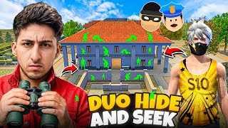 First Time Hide And Seek Duo😱1 Vs 1 Hide And Seek🤣30 Hiders - Free Fire Max