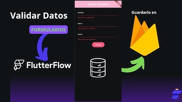 Validar y procesar datos de formularios en FlutterFlow y guardar en Firestore