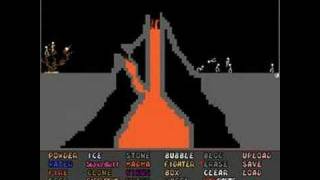 Powder game - realistic volcano screenshot 3